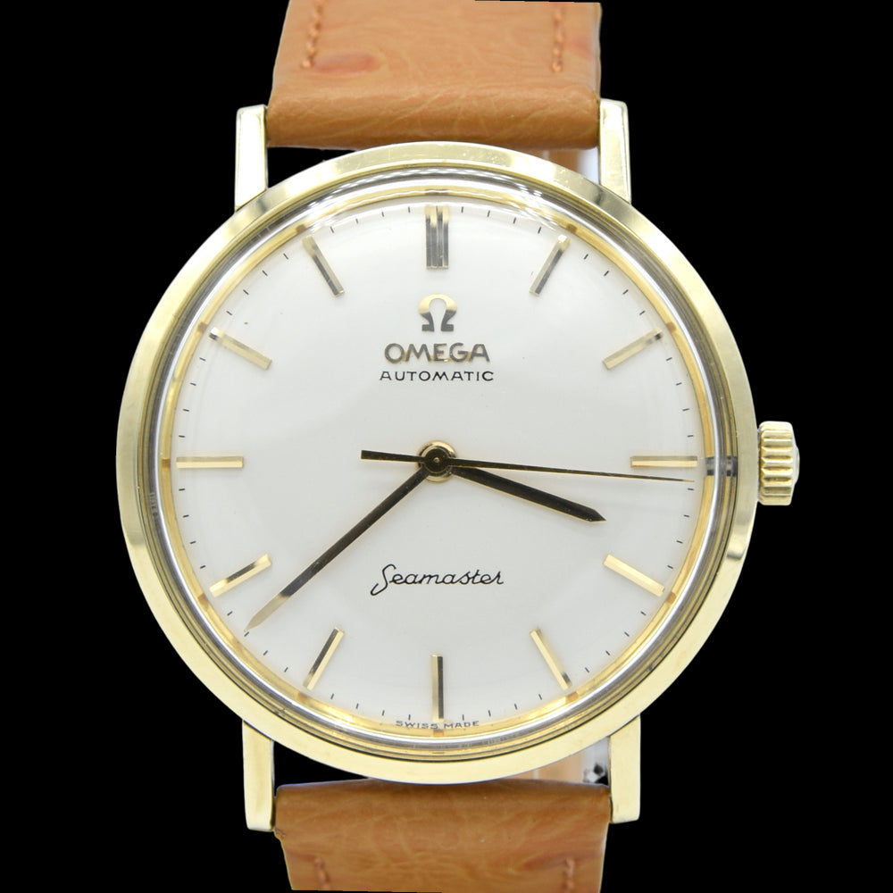 1959 Omega Seamaster automatic Immaculate Model 14765 in Stainless Steel and Gold Pre DeVille
