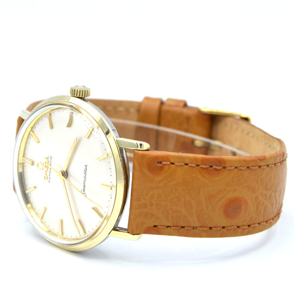 1959 Omega Seamaster automatic Immaculate Model 14765 in Stainless Steel and Gold Pre DeVille