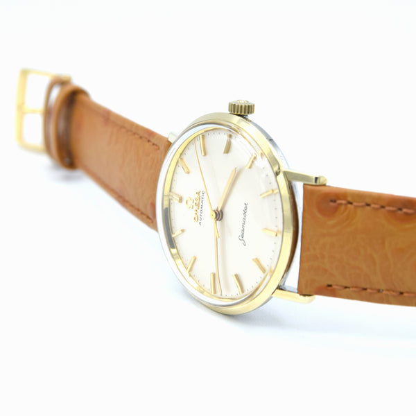 1959 Omega Seamaster automatic Immaculate Model 14765 in Stainless Steel and Gold Pre DeVille