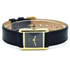 Cartier Ladies classic Vintage Tank Mechanical Manual Wind watch with Black Onyx-Type Dial