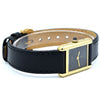 Cartier Ladies classic Vintage Tank Mechanical Manual Wind watch with Black Onyx-Type Dial