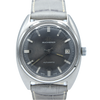 1960s Bucherer 1888 Automatic swiss classic wristwatch with Graphite dial in Stainless Steel