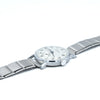 1940s New old stock unused Reda swiss wristwatch with fancy lugs on unusual patented Swiss bracelet