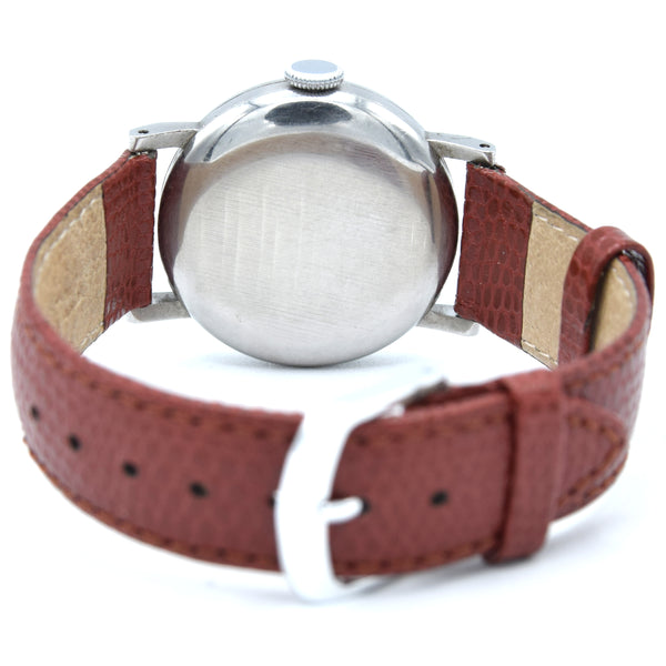 1939 Rare Omega Brazilian market CK2099 'Teddington' Red Star with raised roman numerals 30T2 PC