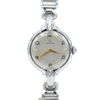 1947 Omega ladies cocktail watch model 2534-1 on period bonklip bracelet with original clam box