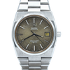 1974 Large Seamaster Cosmic Automatic Date Model 166.0195 with aged satin Grey dial Dial on Bracelet