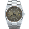 1974 Large Seamaster Cosmic Automatic Date Date Model 166.0195 with aged satin Grey dial Dial on Bracelet