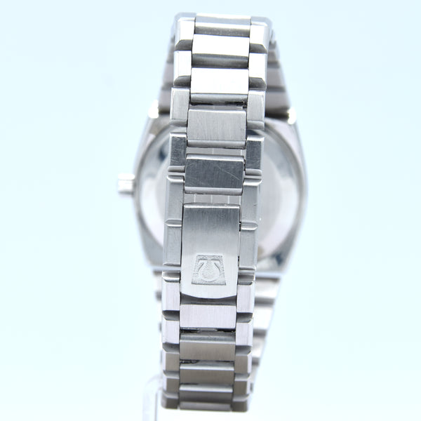 1974 Large Seamaster Cosmic Automatic Date Model 166.0195 with aged satin Grey dial Dial on Bracelet