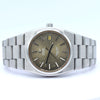 1974 Large Seamaster Cosmic Automatic Date Model 166.0195 with aged satin Grey dial Dial on Bracelet
