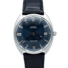 1969 Omega automatic cosmic date Model 166.026 in Stainless Steel Monocoque case with blue dial