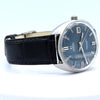 1969 Omega automatic cosmic date Model 166.026 in Stainless Steel Monocoque case with blue dial