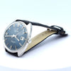 1969 Omega automatic cosmic date Model 166.02 in Stainless Steel Monocoque case with blue dial