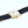 1942 Classic elegant Longines solid 9ct gold cushion Watch with Enamel Dial and Arabic Numerals