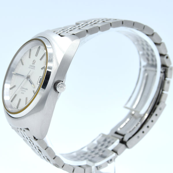 1972 Large Seamaster Cosmic 2000 Automatic Date Date Model 166.132 silvered dial on Bracelet