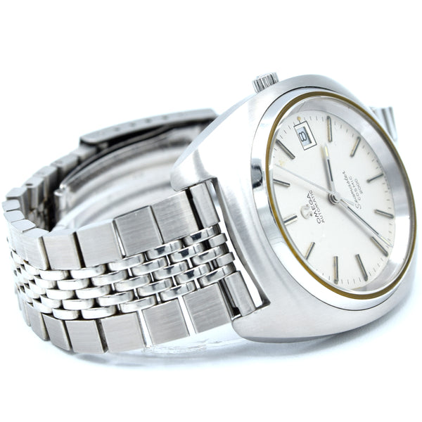 1972 Large Seamaster Cosmic 2000 Automatic Date Date Model 166.132 silvered dial on Bracelet