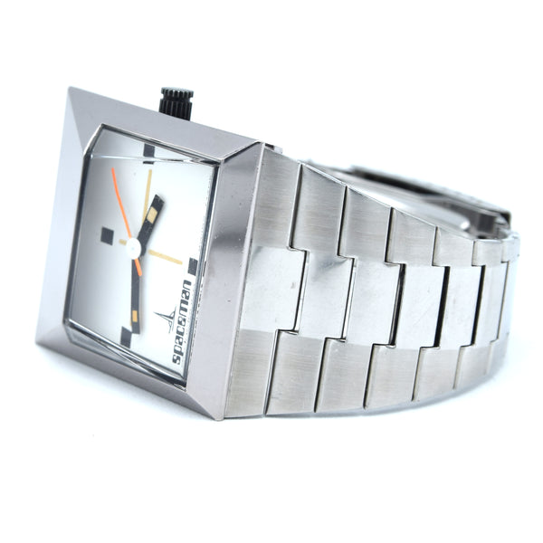 1974 Spaceman Audacieuse White dial original wristwatch designed by Andre Le Marquand
