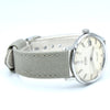 1963 Omega Automatic Seamaster De Ville Date Model 166.020 Wristwatch with Linen Dial