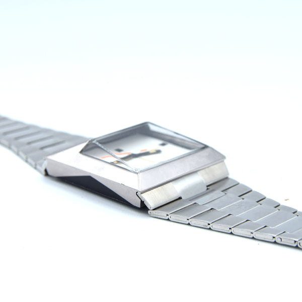 1974 Spaceman Audacieuse White dial original wristwatch designed by Andre Le Marquand