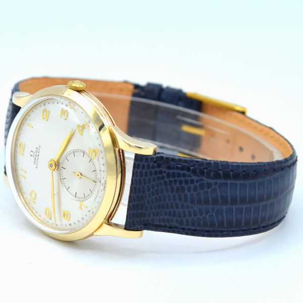 1949 Omega automatic watch in 9ct Gold with stunning original Arabic numerals bumper caliber