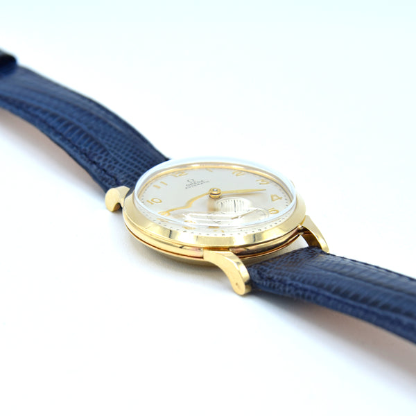 1949 Omega automatic watch in 9ct Gold with stunning original Arabic numerals bumper caliber