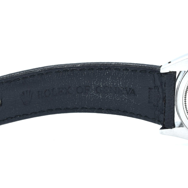1957 Rolex Oyster Precision 6422 Wristwatch with Arabic numerals in Stainless Steel with Rolex Strap & Buckle