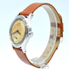 1947 Tissot Antimagnetique Manual Wind Wristwatch Model 6445-5 with Original Two Tone Radial Arabic Numeral Dial in steel