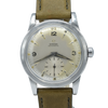 1950 Omega Automatic Bumper with Arabic & Spearhead markers Model 2576 in Stainless Steel