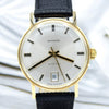 1979 Garrard Automatic Date Wristwatch in solid 9ct Gold with Original Box