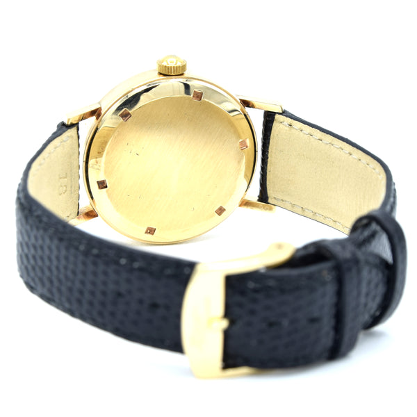 1979 Garrard Automatic Date Wristwatch in solid 9ct Gold with Original Box