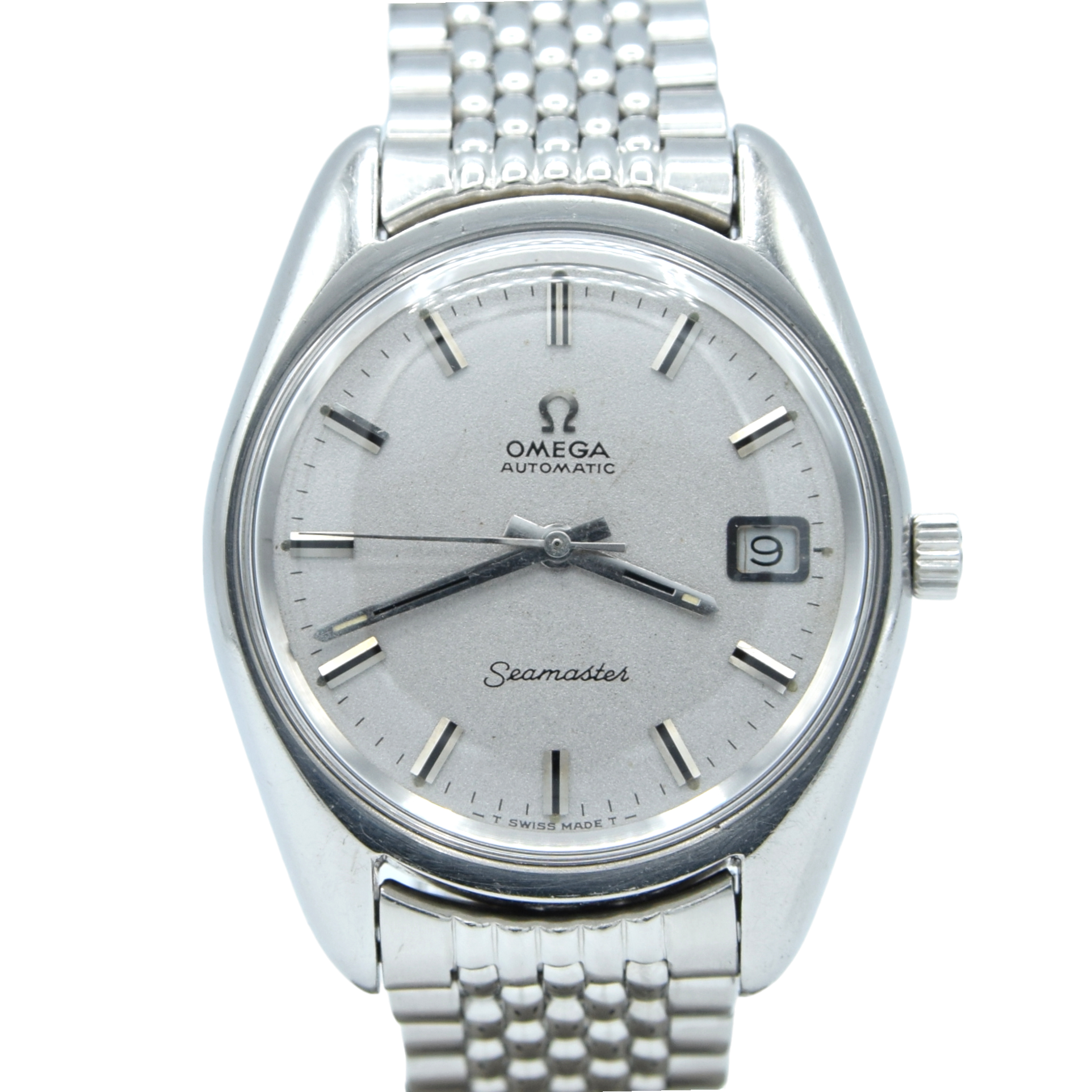 1969 Omega Seamaster Automatic watch 'Sparkle' dial with Date Model 166.067 on BOR bracelet