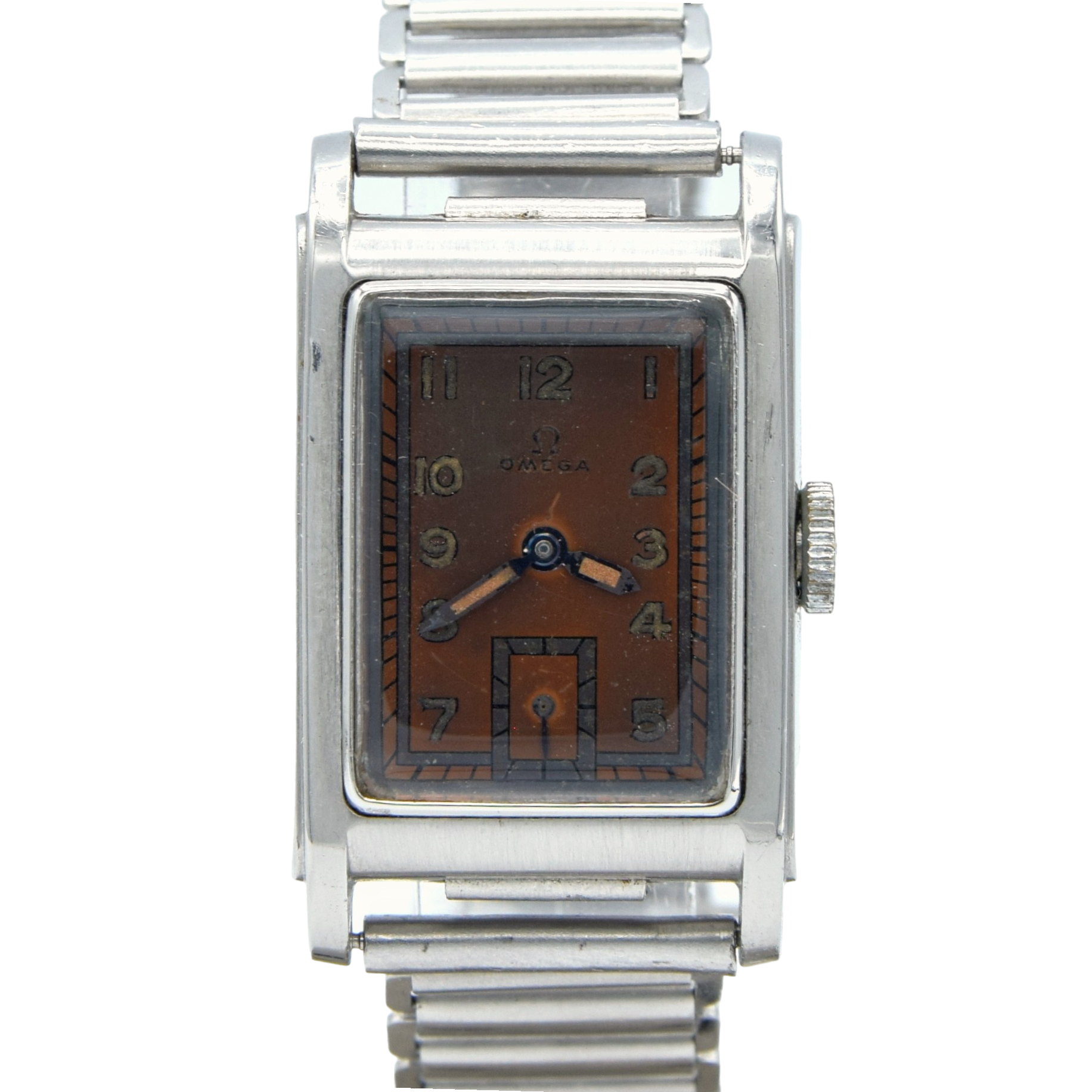1939 Omega Marine 'Standard' Model 3635 Rare early waterproof design T17 caliber