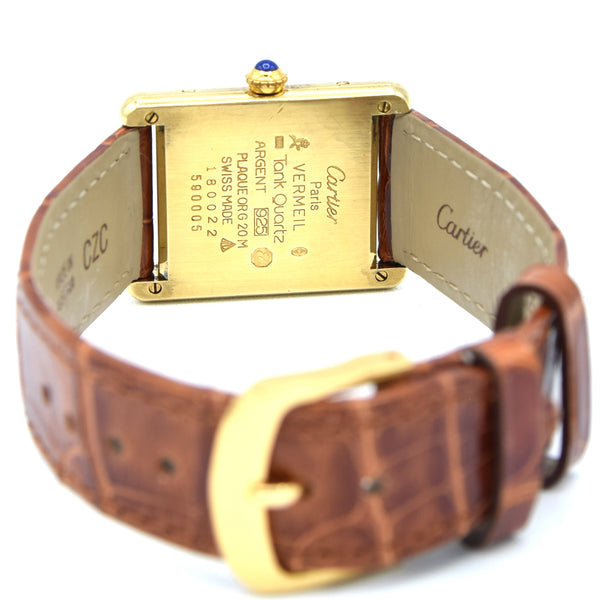 1990s Cartier Must De Tank with Rare