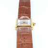 1990s Cartier Must De Tank with Rare "Trinity" Tri-Colour Dial in Vermeil 925 Sterling Silver Gilt with Box