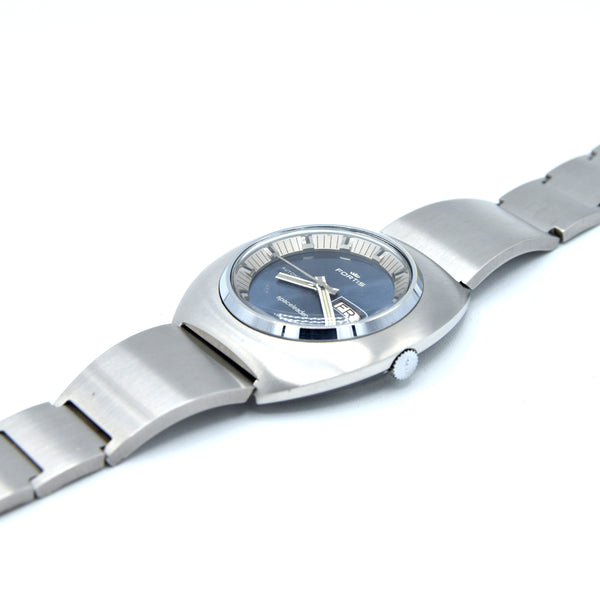 1970s Fortis blue Day Date automatic