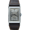 1936 Rare Omega model Ck944 Deco Rectangular Wristwatch in Staybrite steel curved case