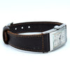 1936 Rare Omega model Ck944 Deco Rectangular Wristwatch in Staybrite steel curved case