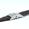 1936 Rare Omega model Ck944 Deco Rectangular Wristwatch in Staybrite steel curved case