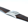 1936 Rare Omega model Ck944 Deco Rectangular Wristwatch in Staybrite steel curved case