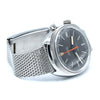 1969 Omega Chronostop Genéve Date Model 146.009 with Grey Dial in Stainless Steel on omega mesh bracelet