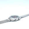 1969 Omega Chronostop Genéve Date Model 146.009 with Grey Dial in Stainless Steel on omega mesh bracelet