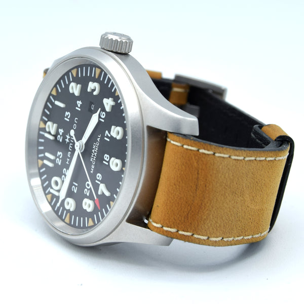 2022 Hamilton Khaki Field HUGE 50mm Mechanical watch (Discontinued limited Edition) Box and Card