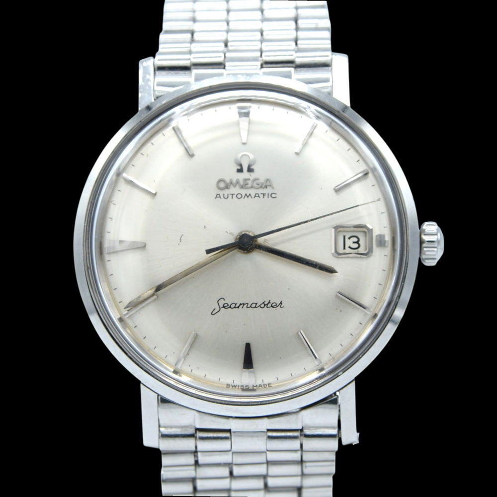 1959 Omega Seamaster date Automatic original  silvered Dial Model 14770 'Pre deville' + Bullet bracelet
