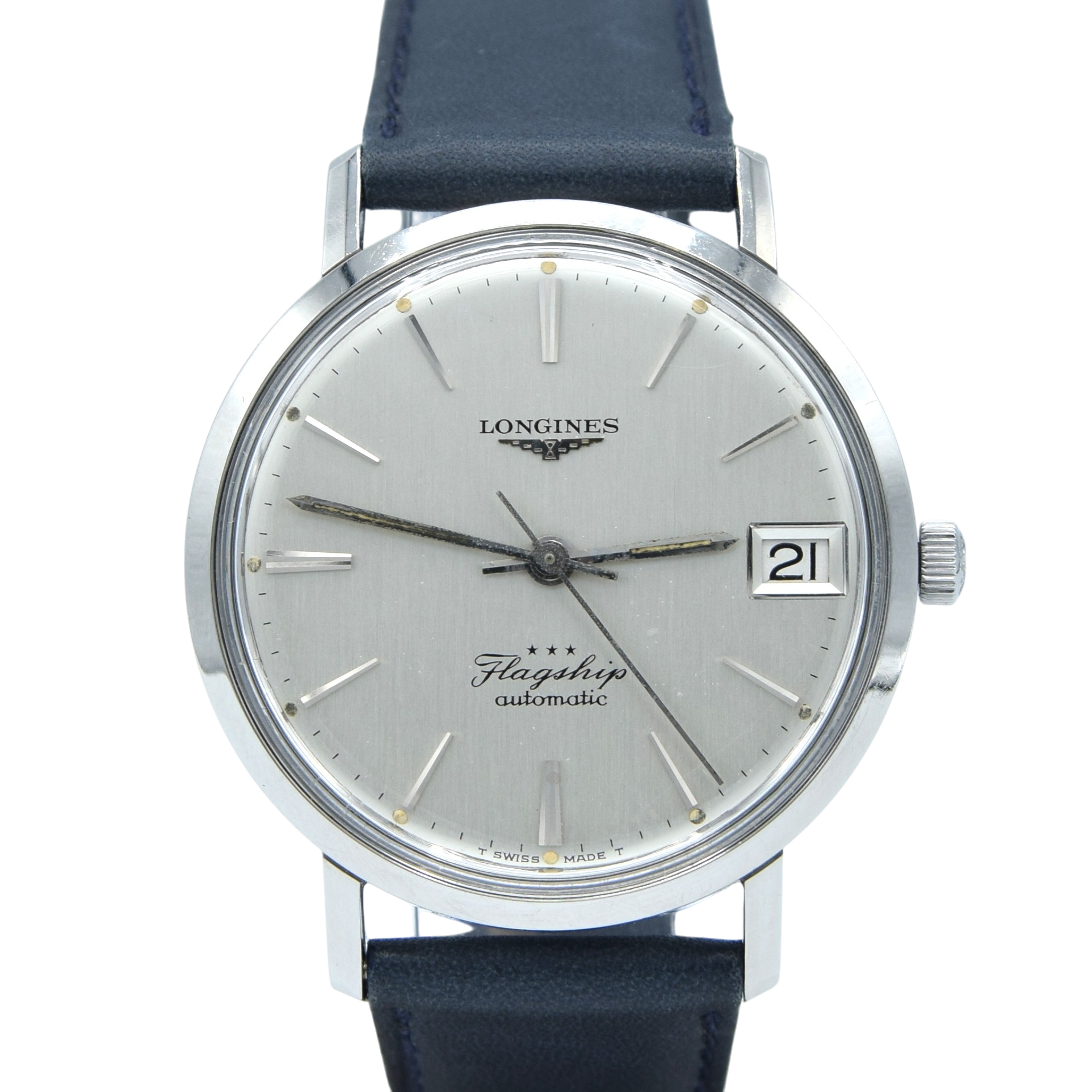 1966 Stunning Longines classic Flagship Automatic Date Model 3120 in Stainless Steel