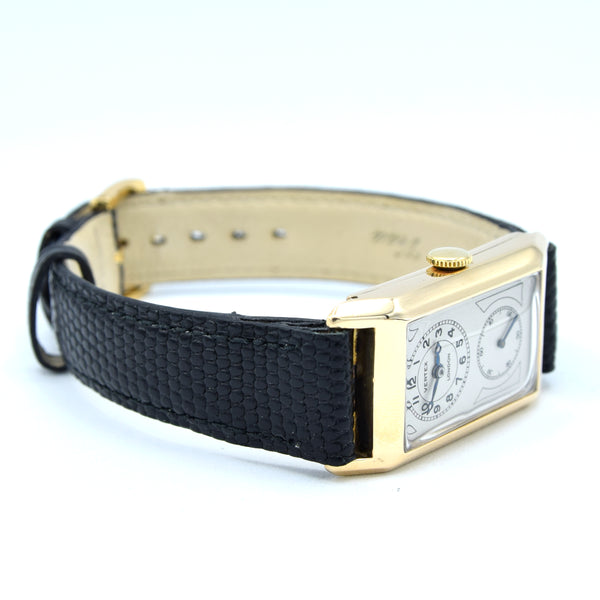 1933 Vertex of London Exquisite Doctors Duo Dial Wristwatch in solid 9ct Gold English Made Case