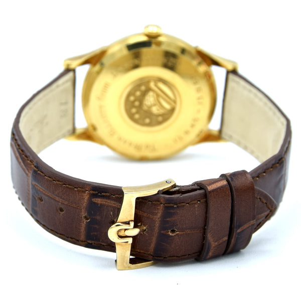 1966 Omega Constellation Date Automatic Chronometer Model 1685416 in English 18ct Gold Case with Box and Books