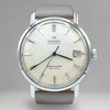 1963 Omega Automatic Seamaster De Ville Date Model 166.020 Wristwatch with Linen Dial
