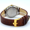 1971 Omega Rare Large Seamaster Cosmic 2000 Automatic Date Model 166.128 with Gloss Brown Spider Web Dial in Gold & Steel