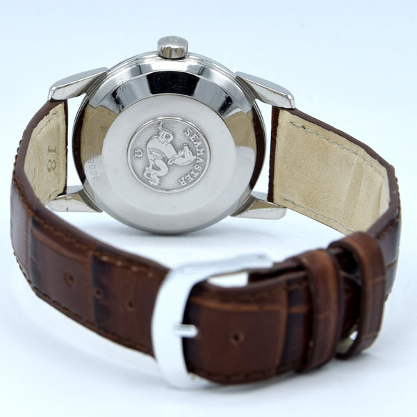 1958 Omega Seamaster Automatic Wristwatch Model 2846 / 2848 with Original Explorer numeral Dial Dial