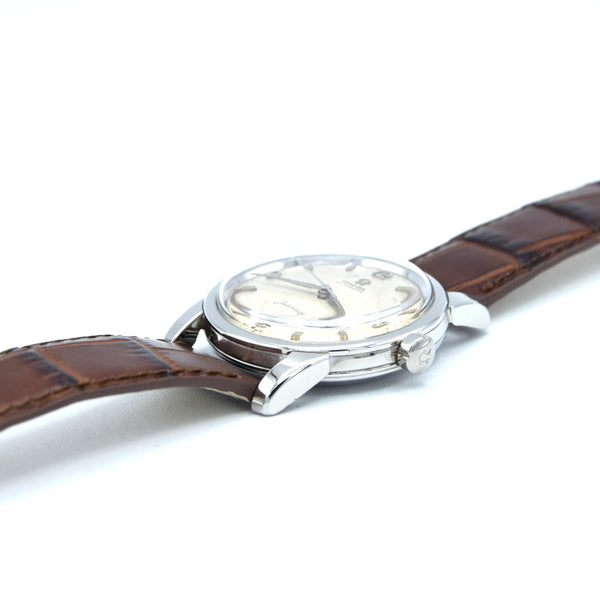 1958 Omega Seamaster Automatic Wristwatch Model 2846 / 2848 with Original Explorer numeral Dial Dial