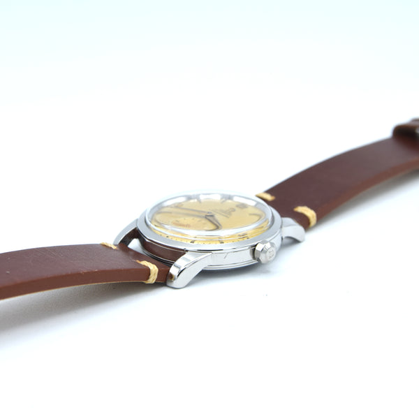 1954 Omega Seamaster Automatic Wristwatch Model 2846 / 2848 with Original Pumpkin patina Dial